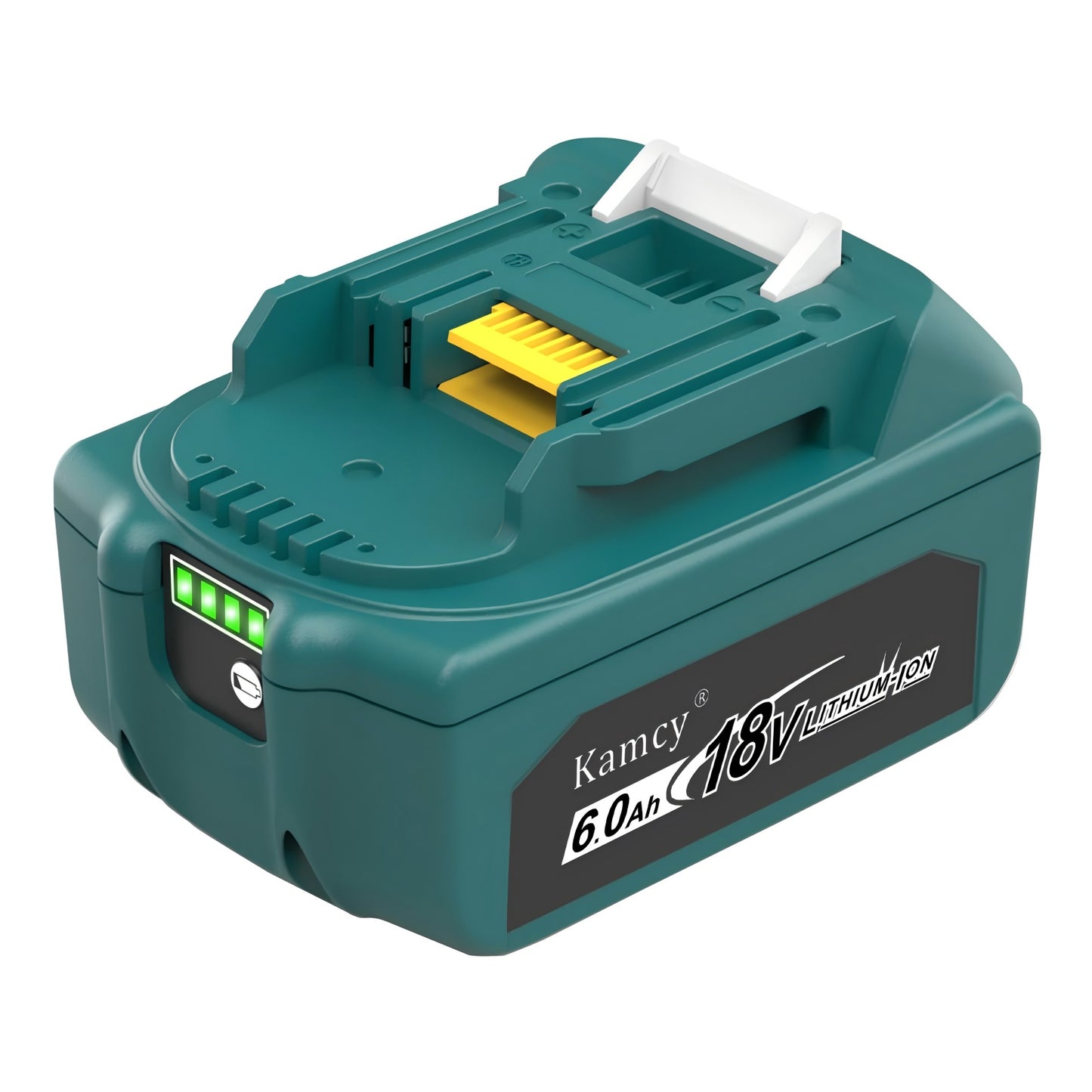 KAMCY 6.0Ah Battery for Makita 18V Battery – Compatible Replacement for 18V Makita Batteries BL1860B BL1850B BL1840B BL1830B BL1820B BL1815B LXT400, Black (Enterprise Series)