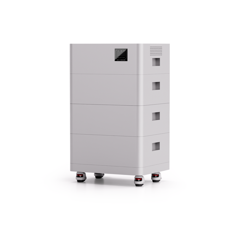 Stackable Home Energy Storage System, 5.12kWh-30.72kWh Expandable LiFePO4 Battery Backup Power, 5kW/15kW All-in-One Off-Grid & Grid-Tied Hybrid Inverter Energy Storage Unit, Smart APP Control for Home Emergency Power Solar Energy Storage