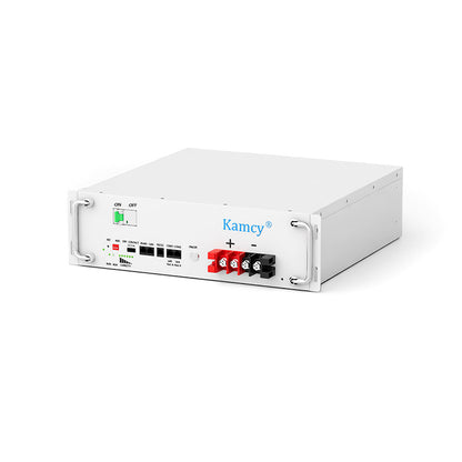 51.2V 100Ah Rack-Mounted Energy Storage Battery, 19-inch Standard Cabinet, 5.12kWh LiFePO4 Battery for Residential & Commercial Photovoltaic Systems