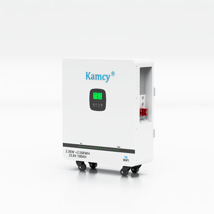 2.56kWh Home All-In-One Energy Storage System 2560Wh Solar Storage Inverter Off-Grid Emergency Power