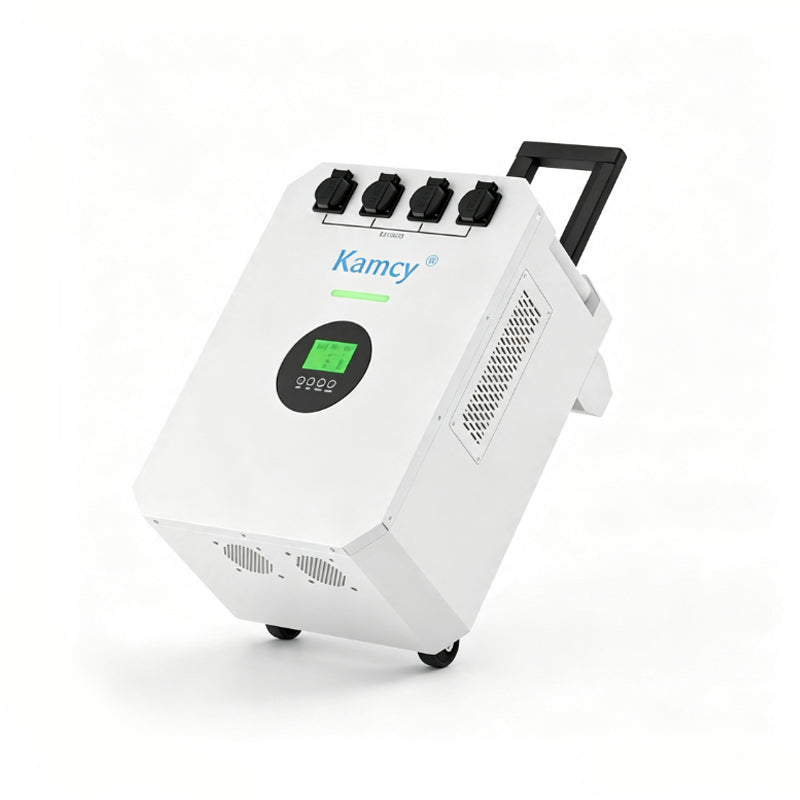 5kWh Portable Wheeled All-in-One Energy Storage System, Home Energy Storage Battery OEM/ODM Manufacturer