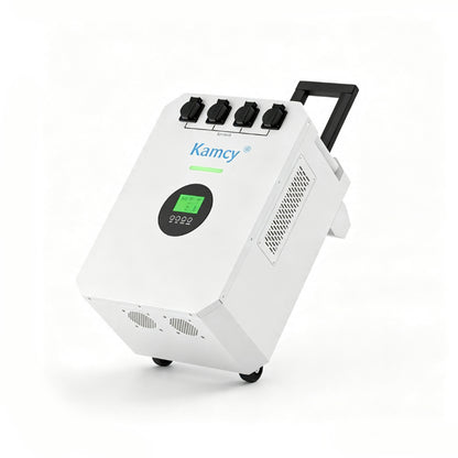 5kWh Portable Wheeled All-in-One Energy Storage System, Home Energy Storage Battery OEM/ODM Manufacturer