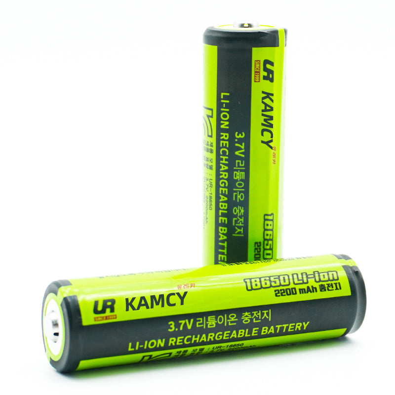 KAMCY 18650 Battery 2200mAh 3.7V